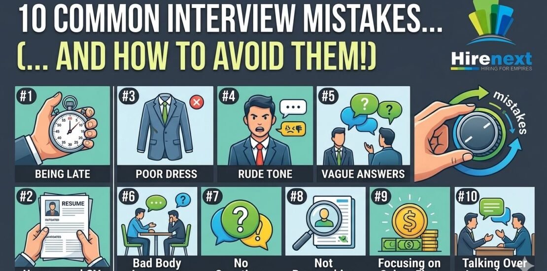common interview mistakes