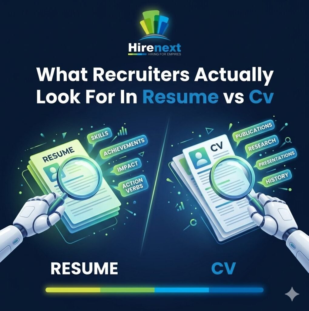 resume vs cv