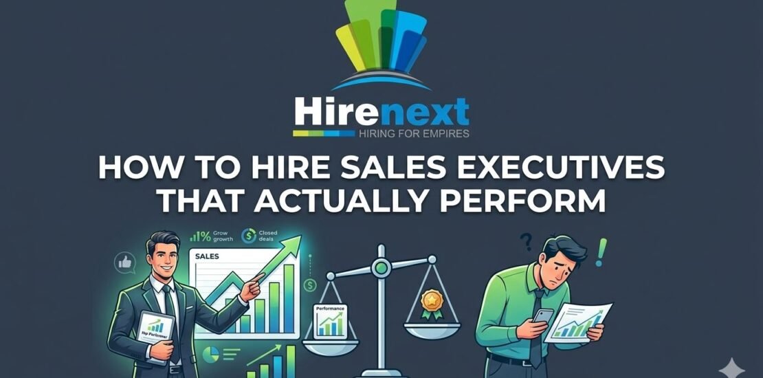 how to hire strong sales team