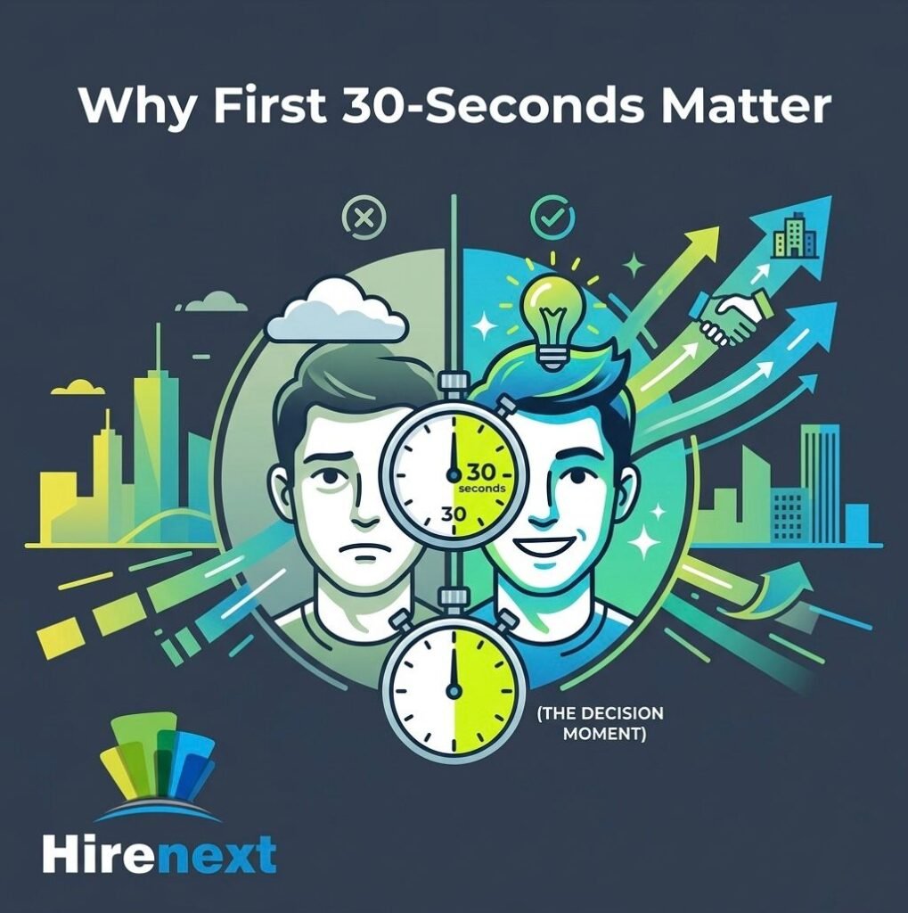 what recruiters notice in interview