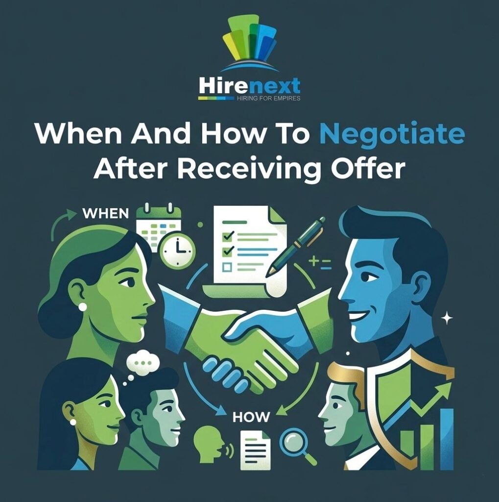 what to do after job offer