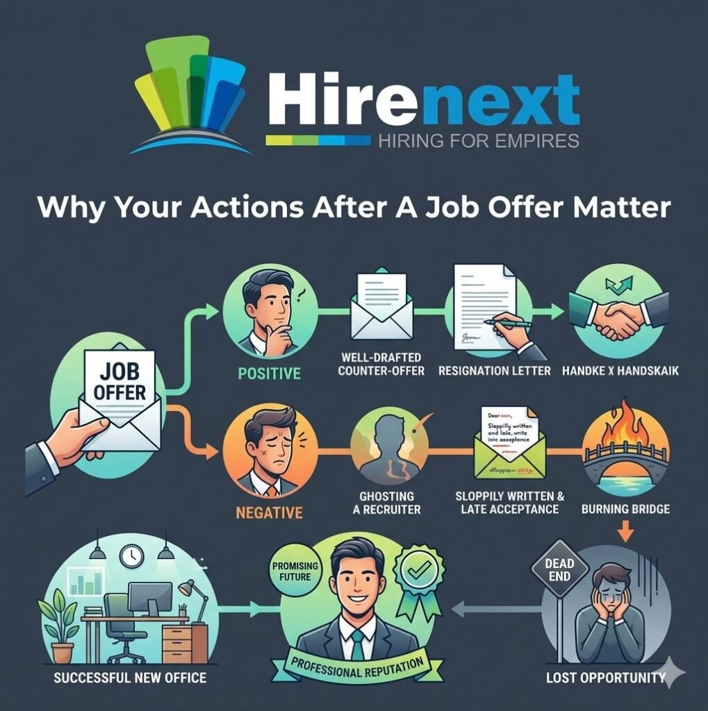 what to do after job offer