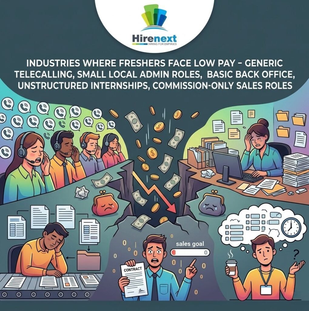 freshers underpaid in India