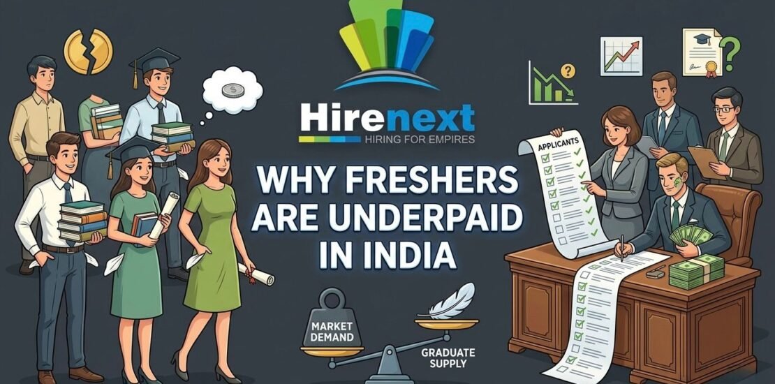 freshers underpaid in India