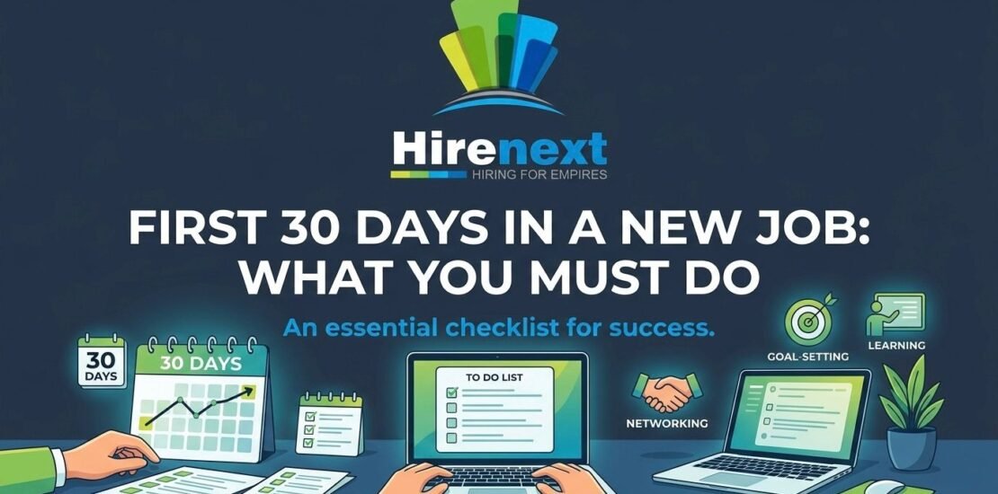 what to do in new job,